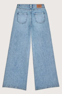 MELLOU wide-leg blue jeans