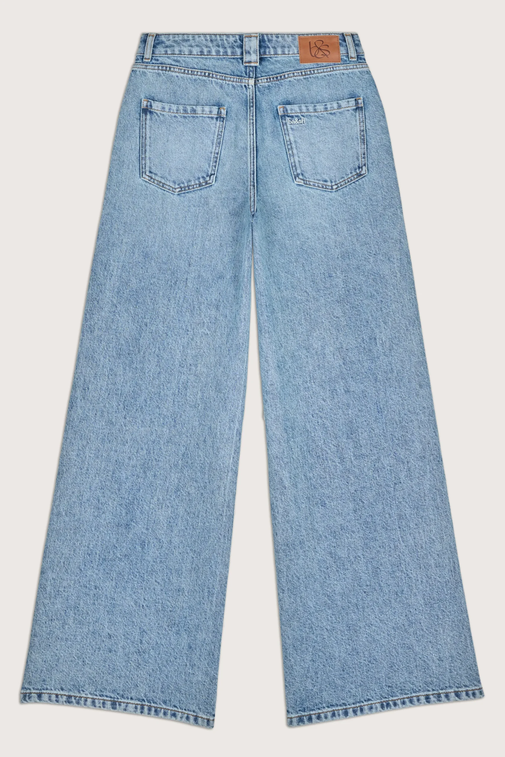 MELLOU wide-leg blue jeans