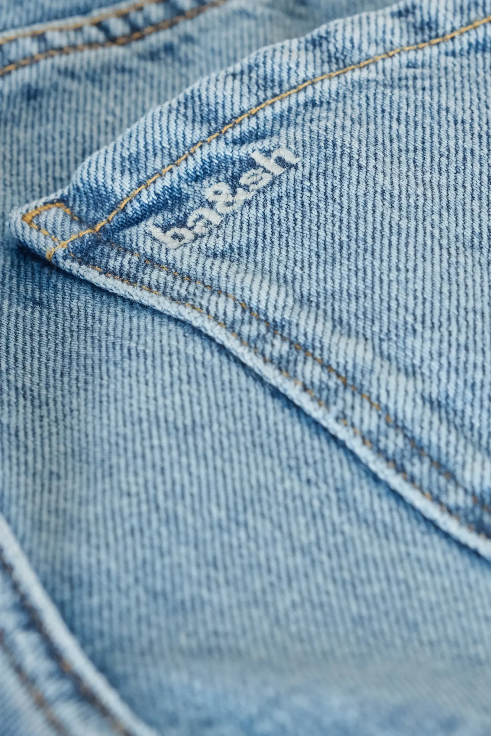 MELLOU wide-leg blue jeans