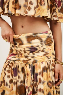 MIACOMA patterned midi skirt