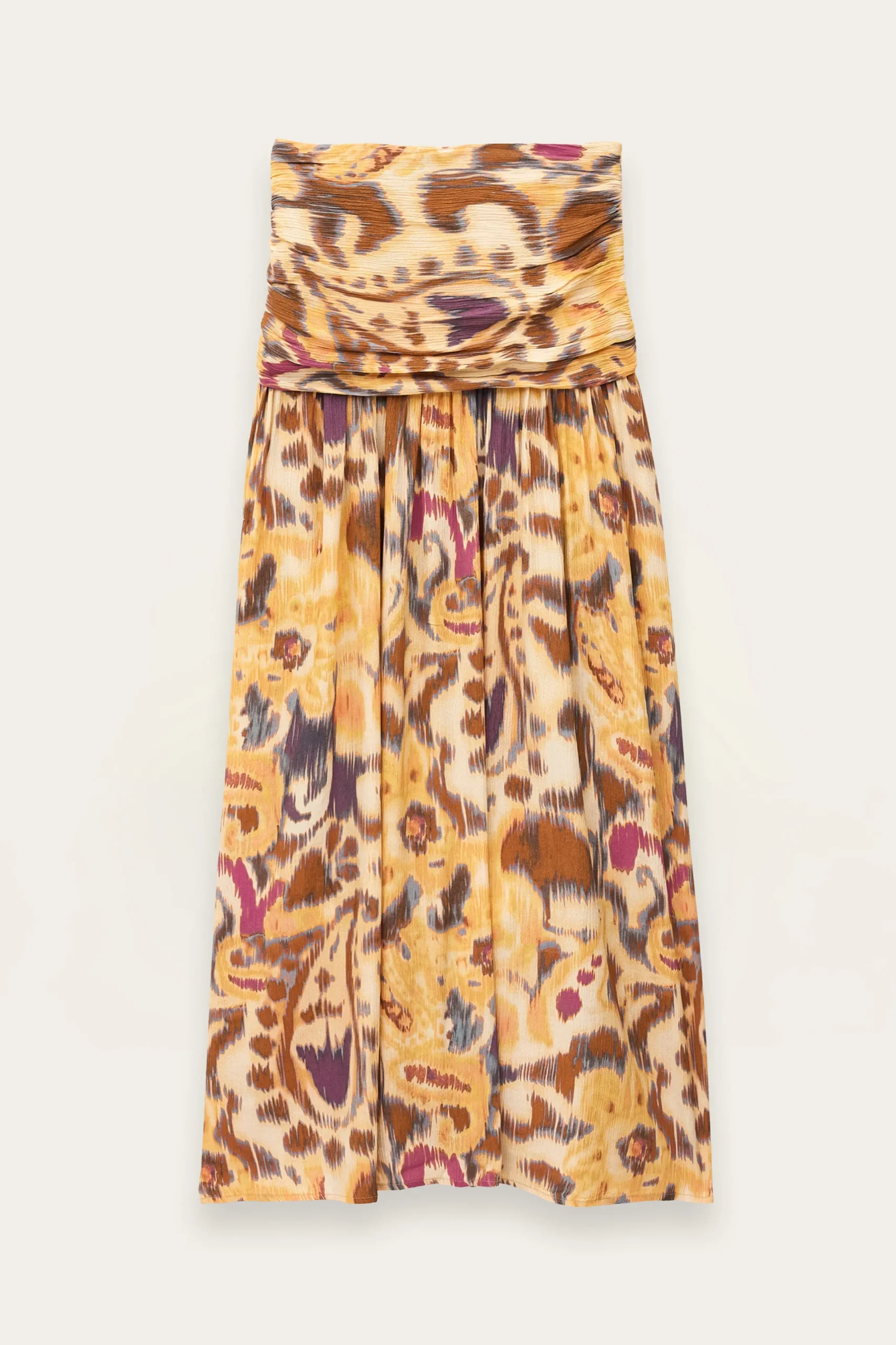 MIACOMA patterned midi skirt