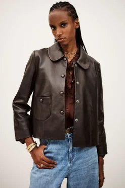 MILOS peter pan collar jacket