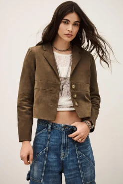 MORFEO suede leather jacket