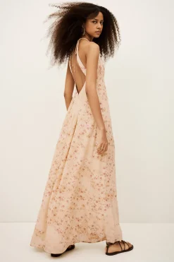 NATZ open back maxi dress