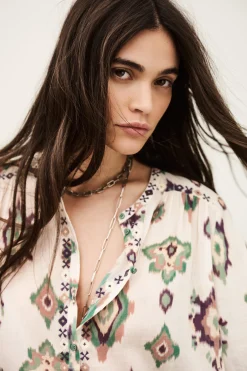 ODELIE patterned shirt