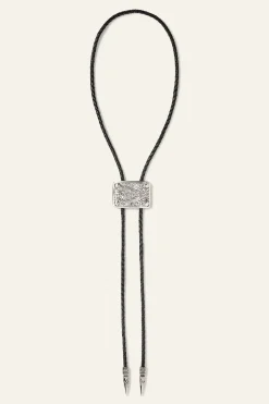 ORTAN silver bolo tie
