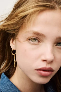 OUDI zircon earring