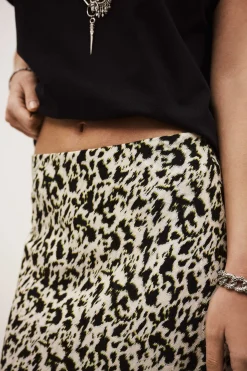 PAENA asymmetrical midi skirt