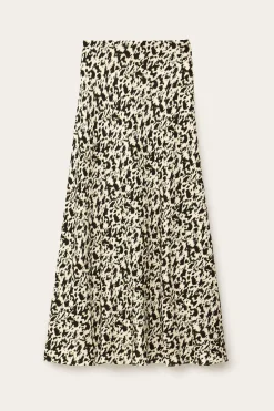 PAENA asymmetrical midi skirt