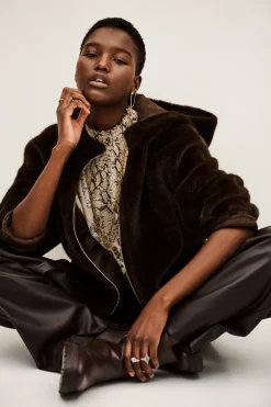 PANDY faux fur coat