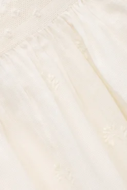 PARLY embroidered lace top
