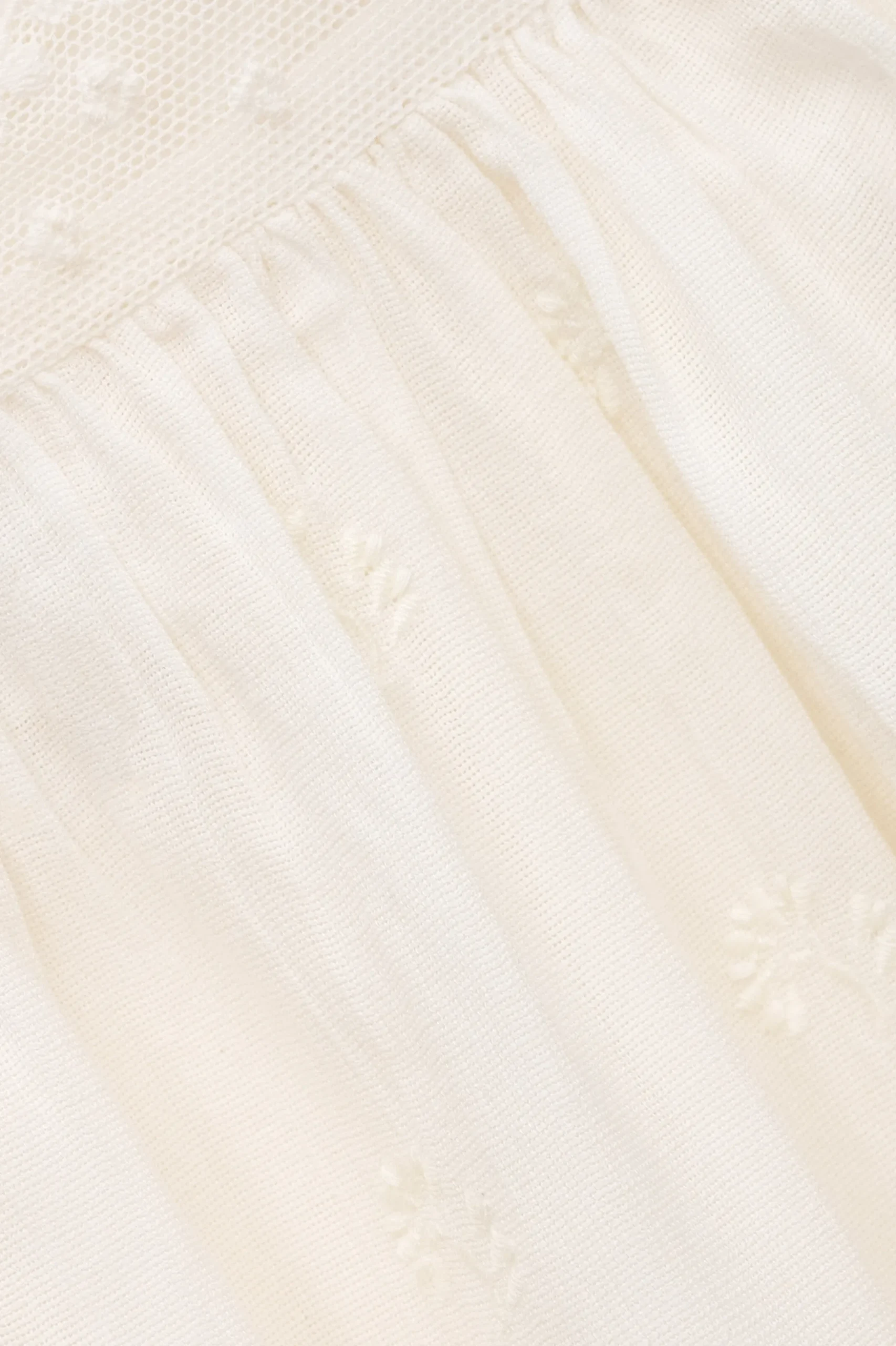 PARLY embroidered lace top
