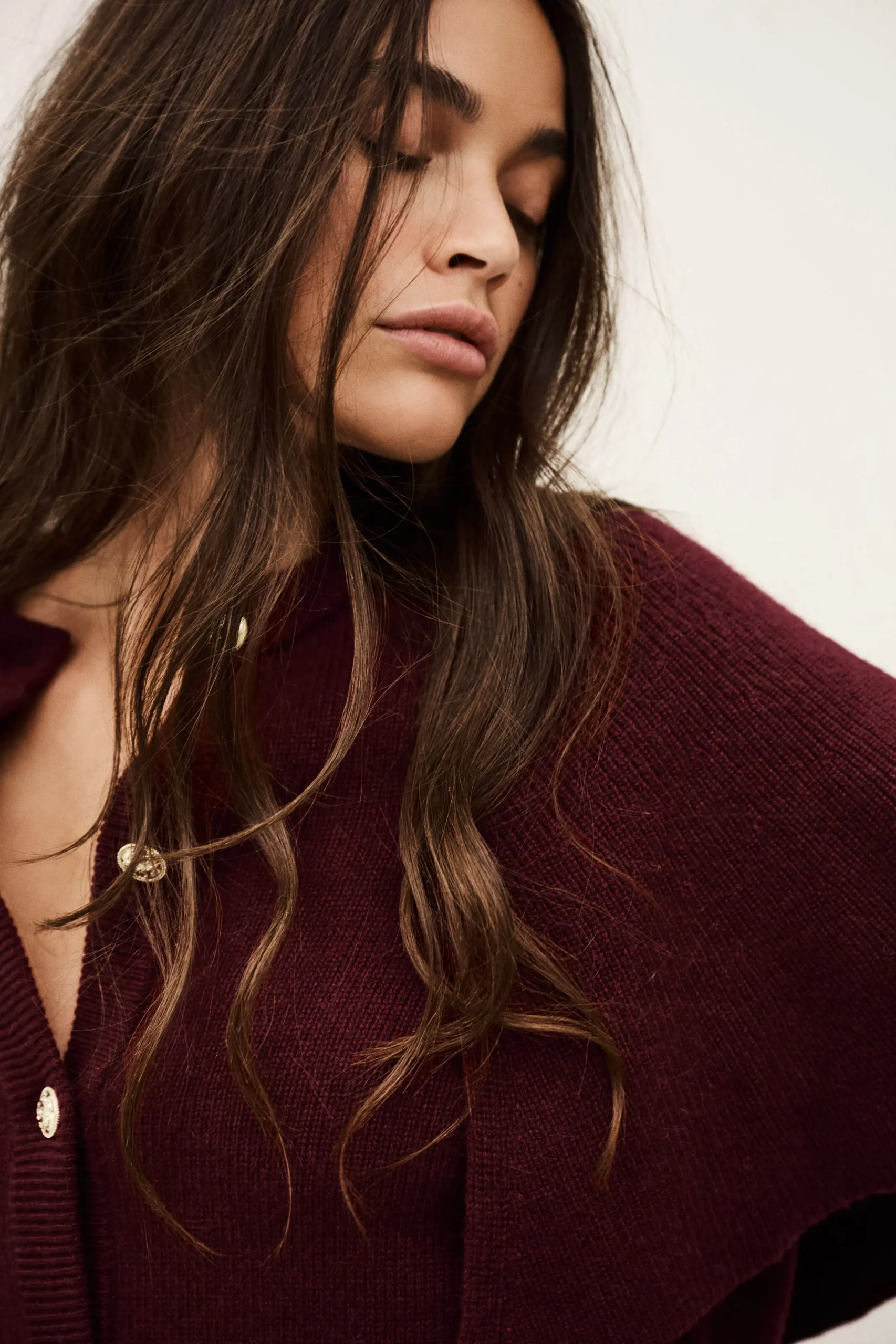PEGG cropped knit cardigan