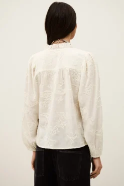 PETTY loose-fit Jacquard blouse