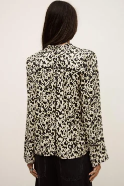 PIA long patterned blouse