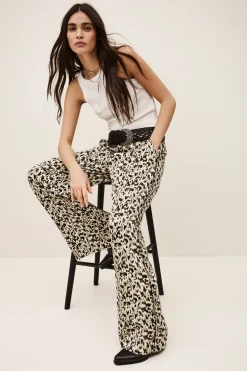 PLYDE loose-fit patterned pants