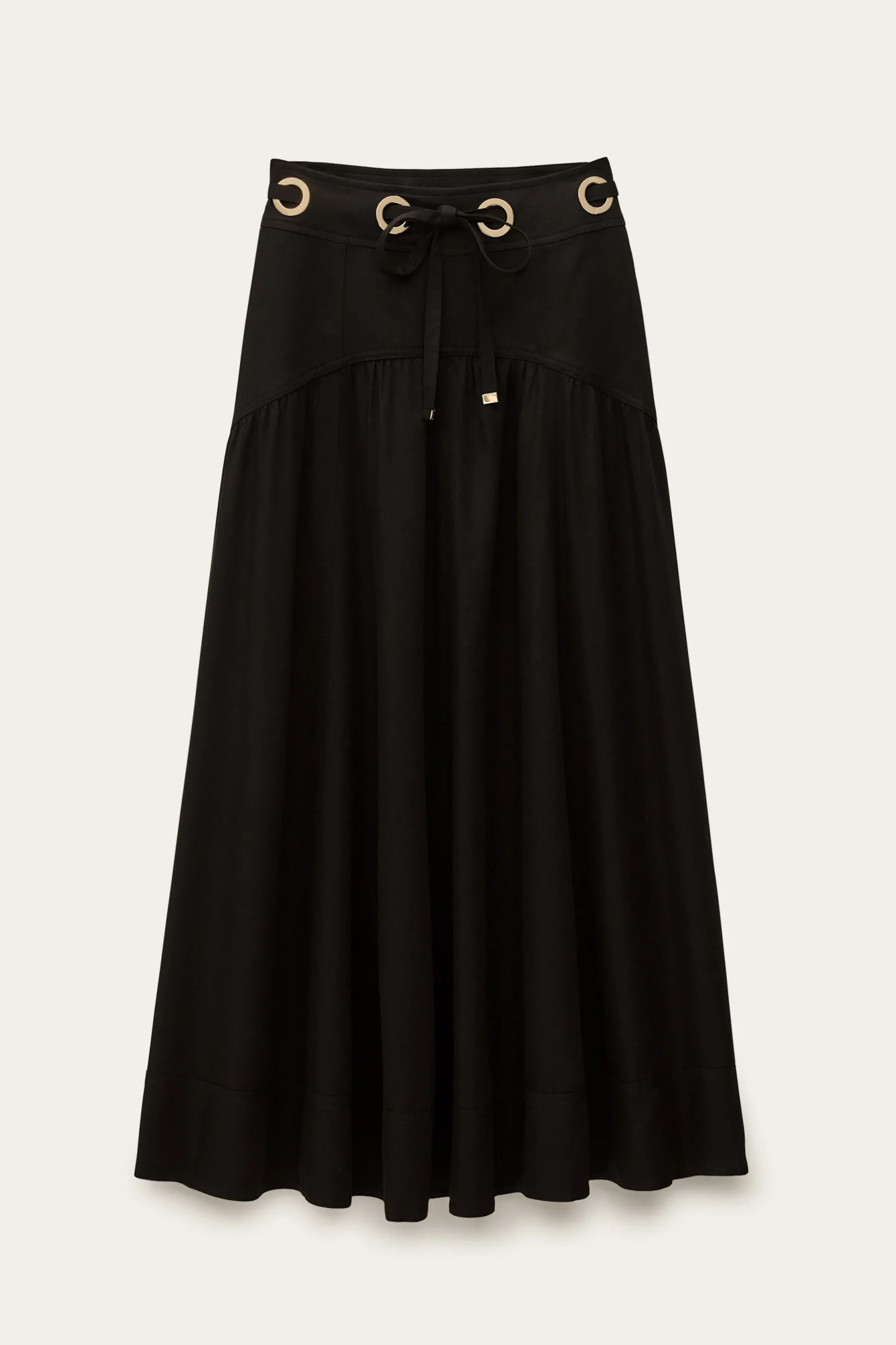 PONIA waisted midi skirt