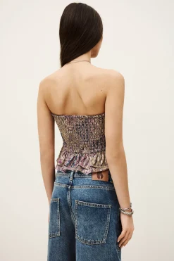 PRETTY strapless bustier top