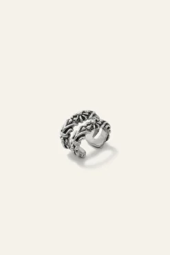 PRUNE silver ear cuff