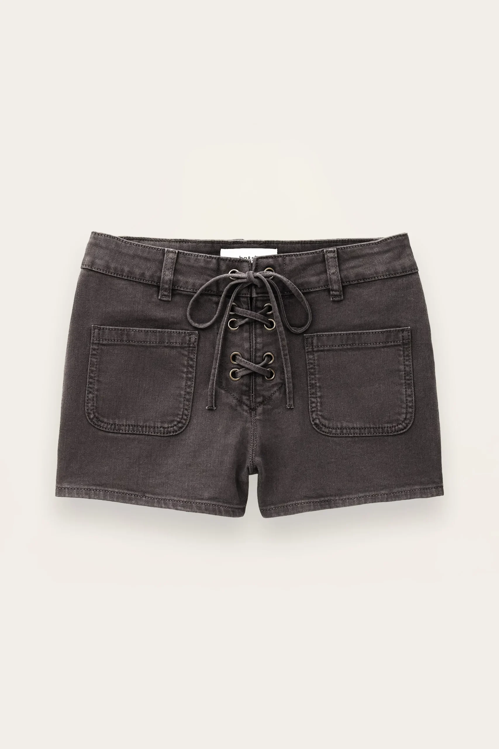 RENO high-waisted denim shorts