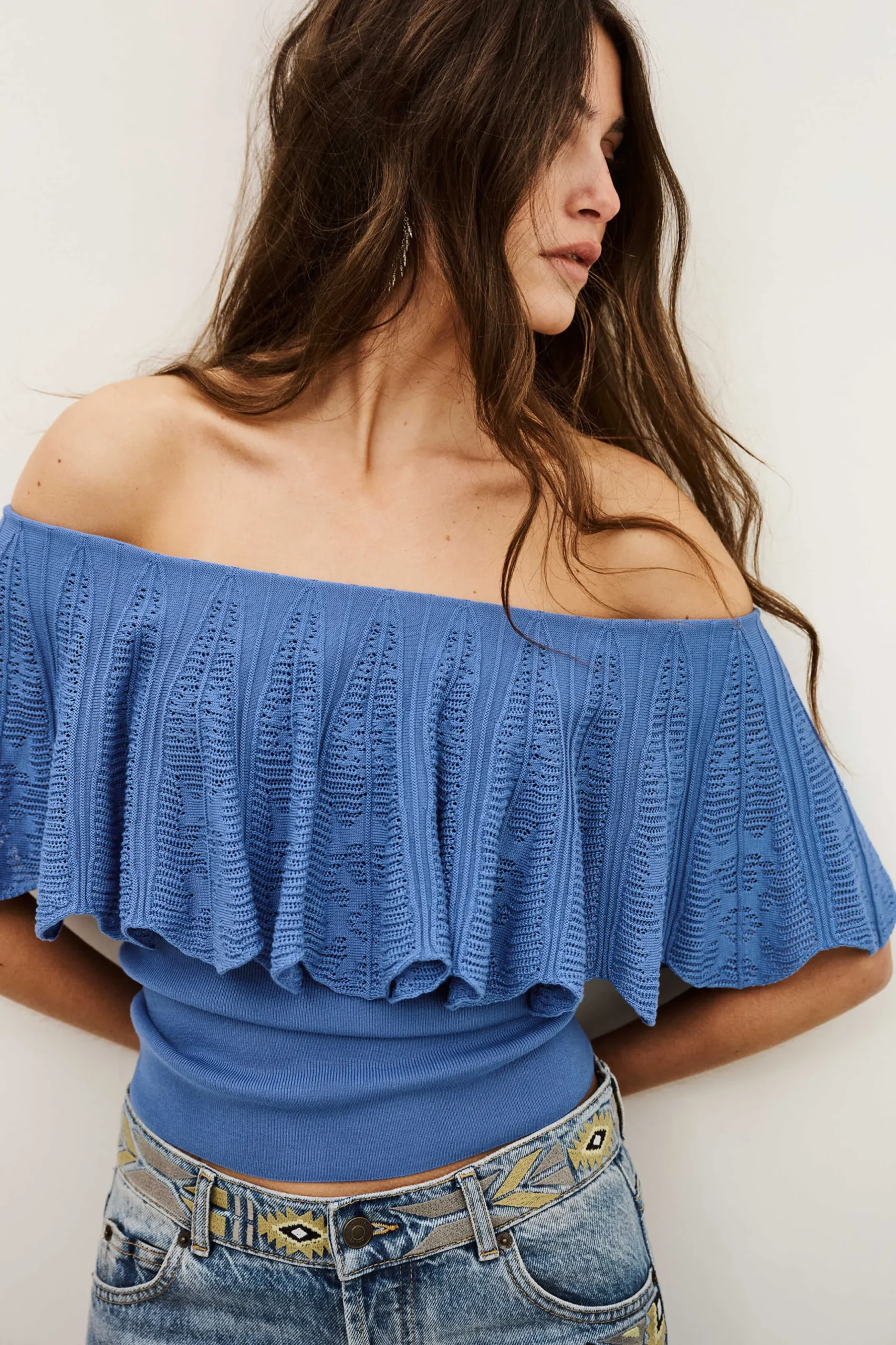 SALDA off-the-shoulder top