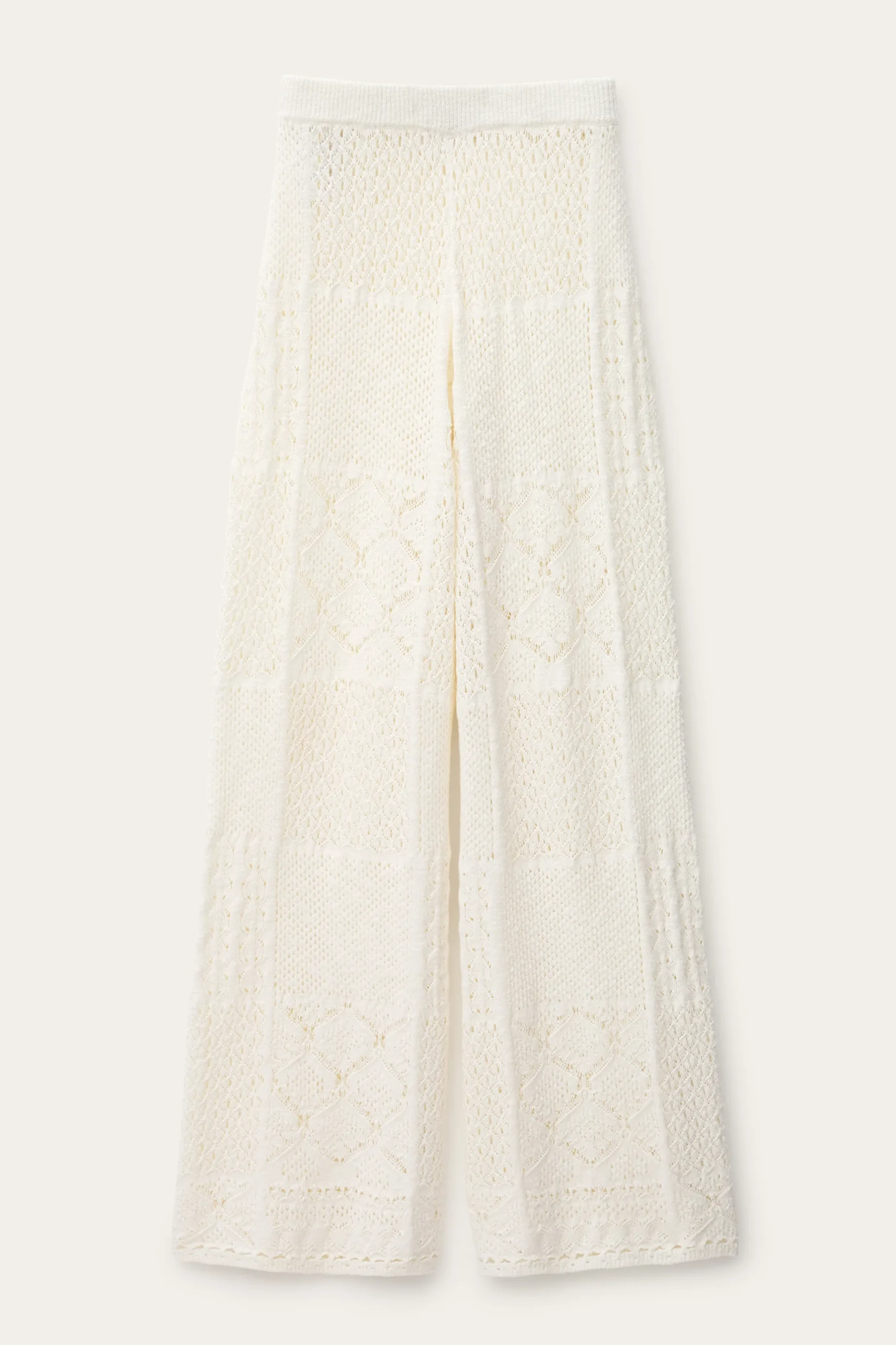 SANTY pointelle stitch pants