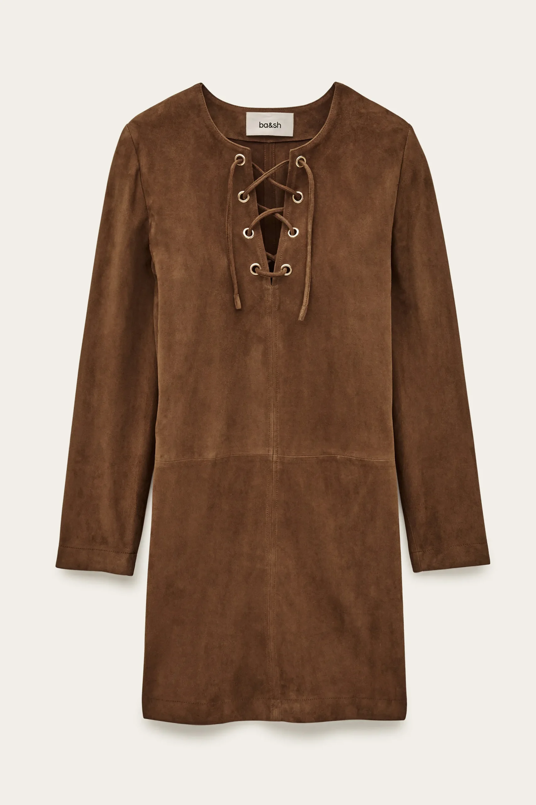 SEDA suede mini dress