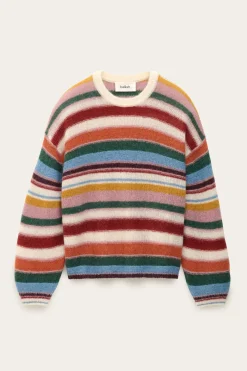 SERENA oversize striped sweater