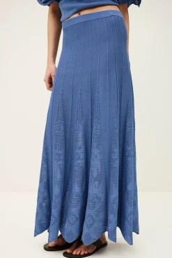 SERTA knit maxi skirt