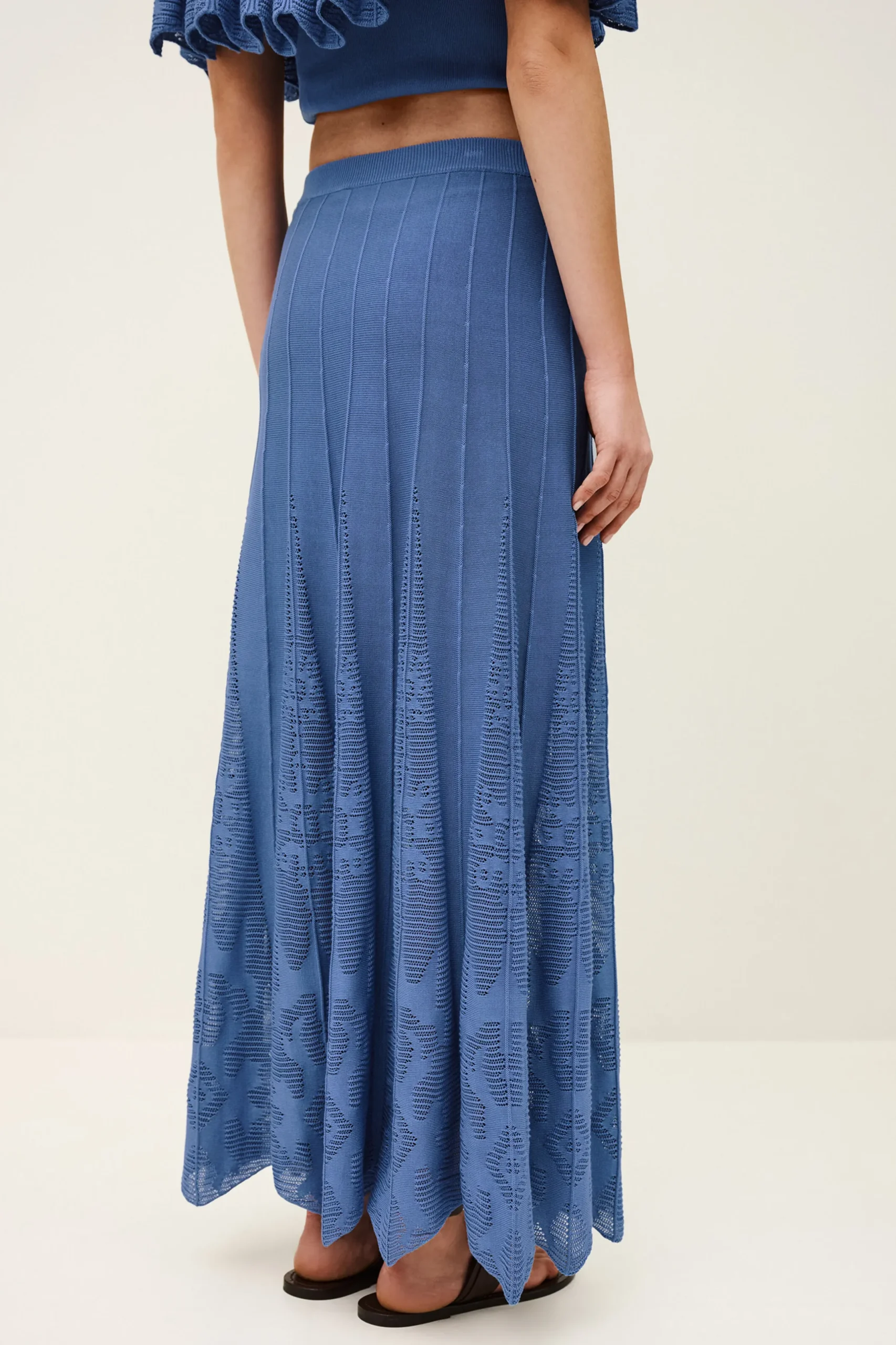 SERTA knit maxi skirt