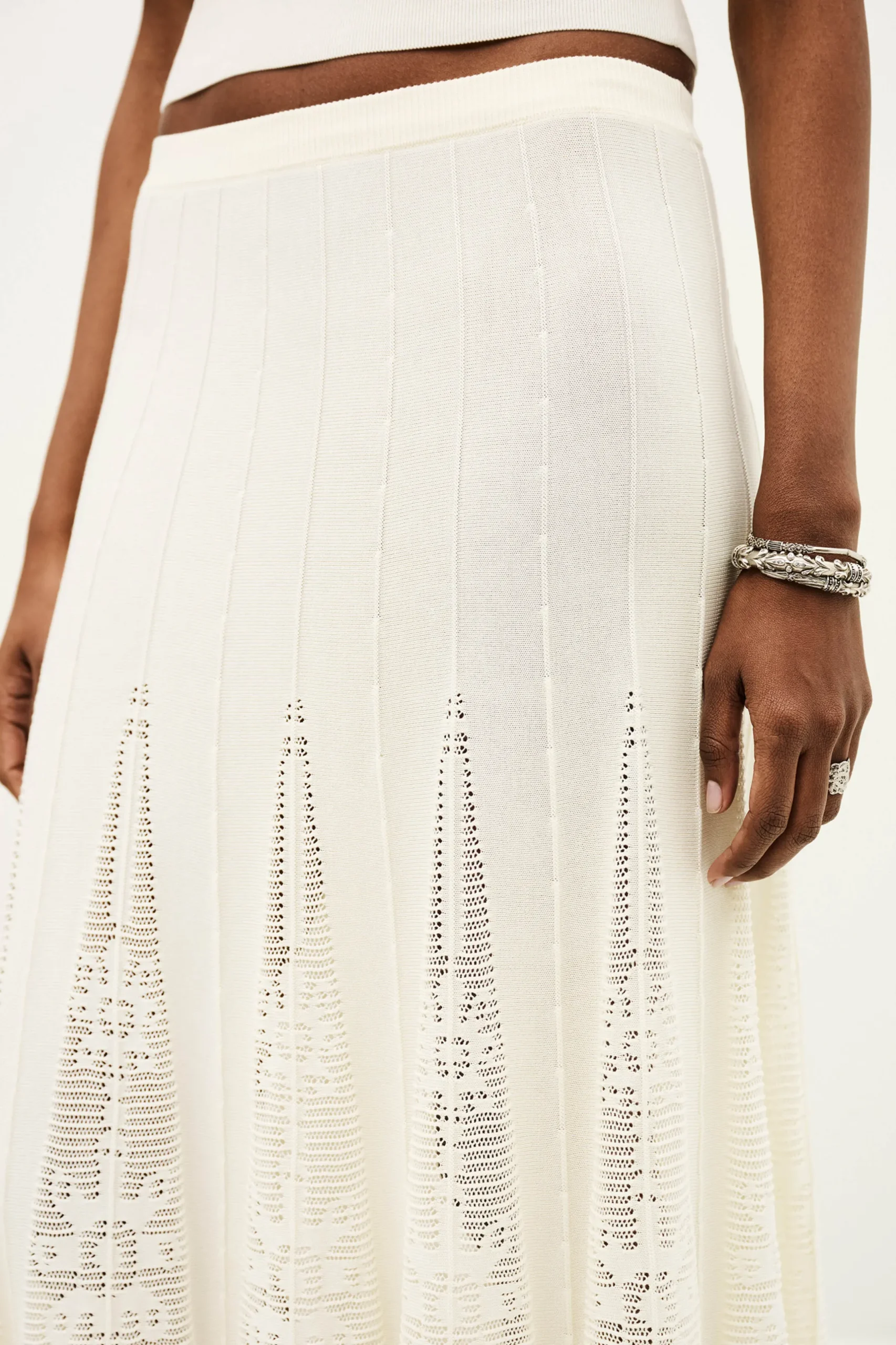 SERTA knit maxi skirt