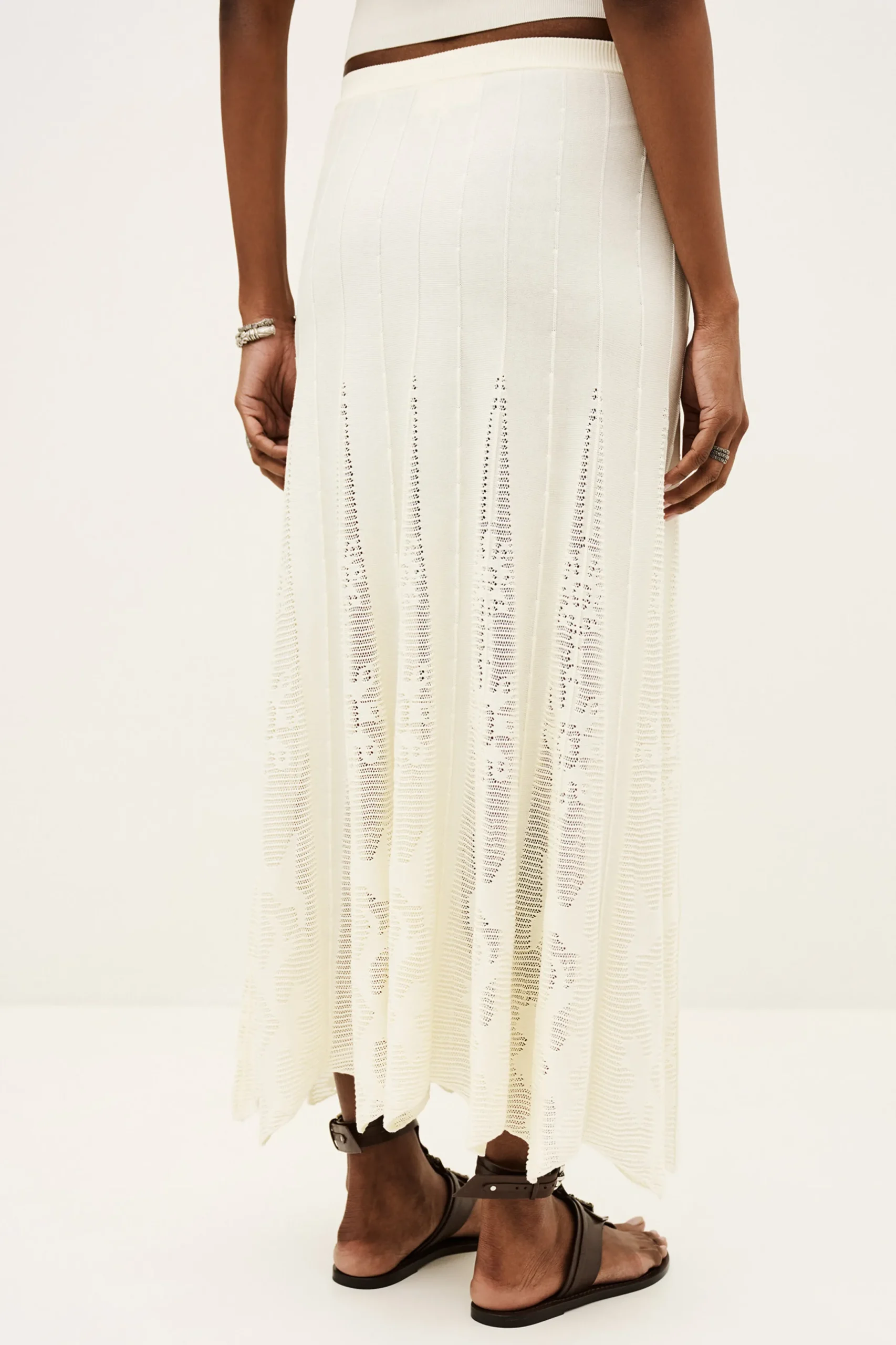 SERTA knit maxi skirt