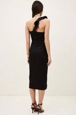 SILLA one-shoulder ruffle dress