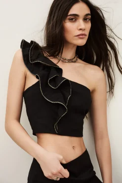 SWENIA layered ruffled top