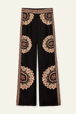 VALLA patterned flared pants