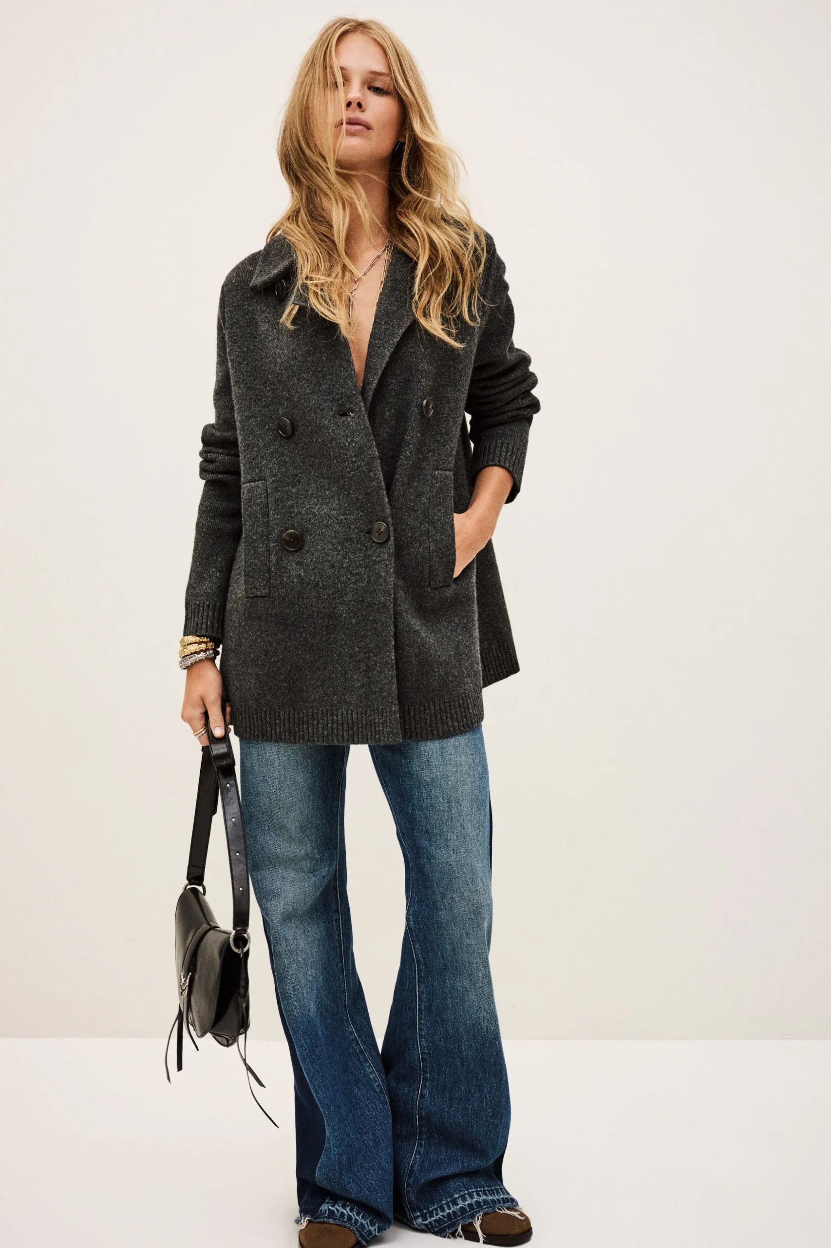 VESTA knitted cardigan coat