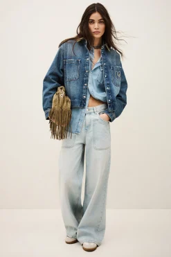 VIGILIO cropped denim jacket