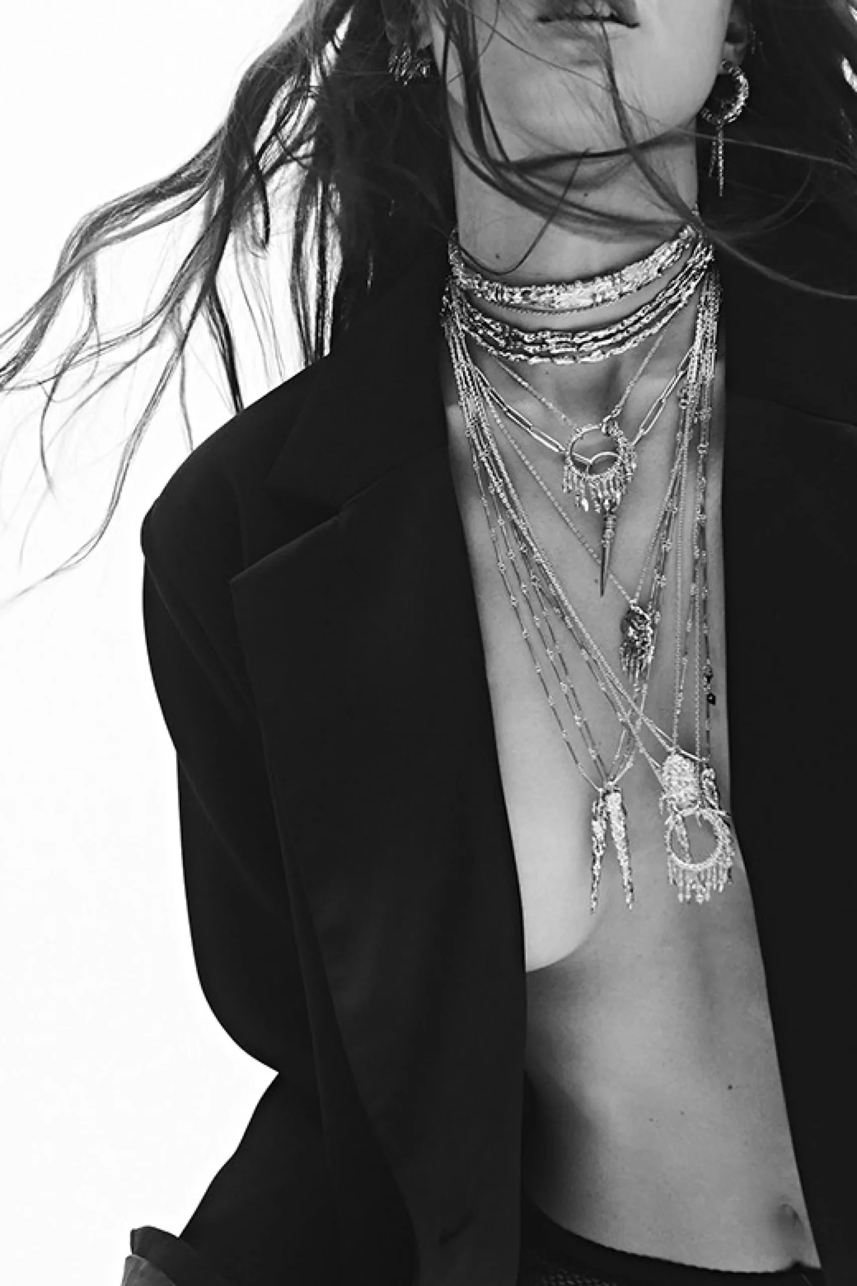 WENDY zircon chain necklace