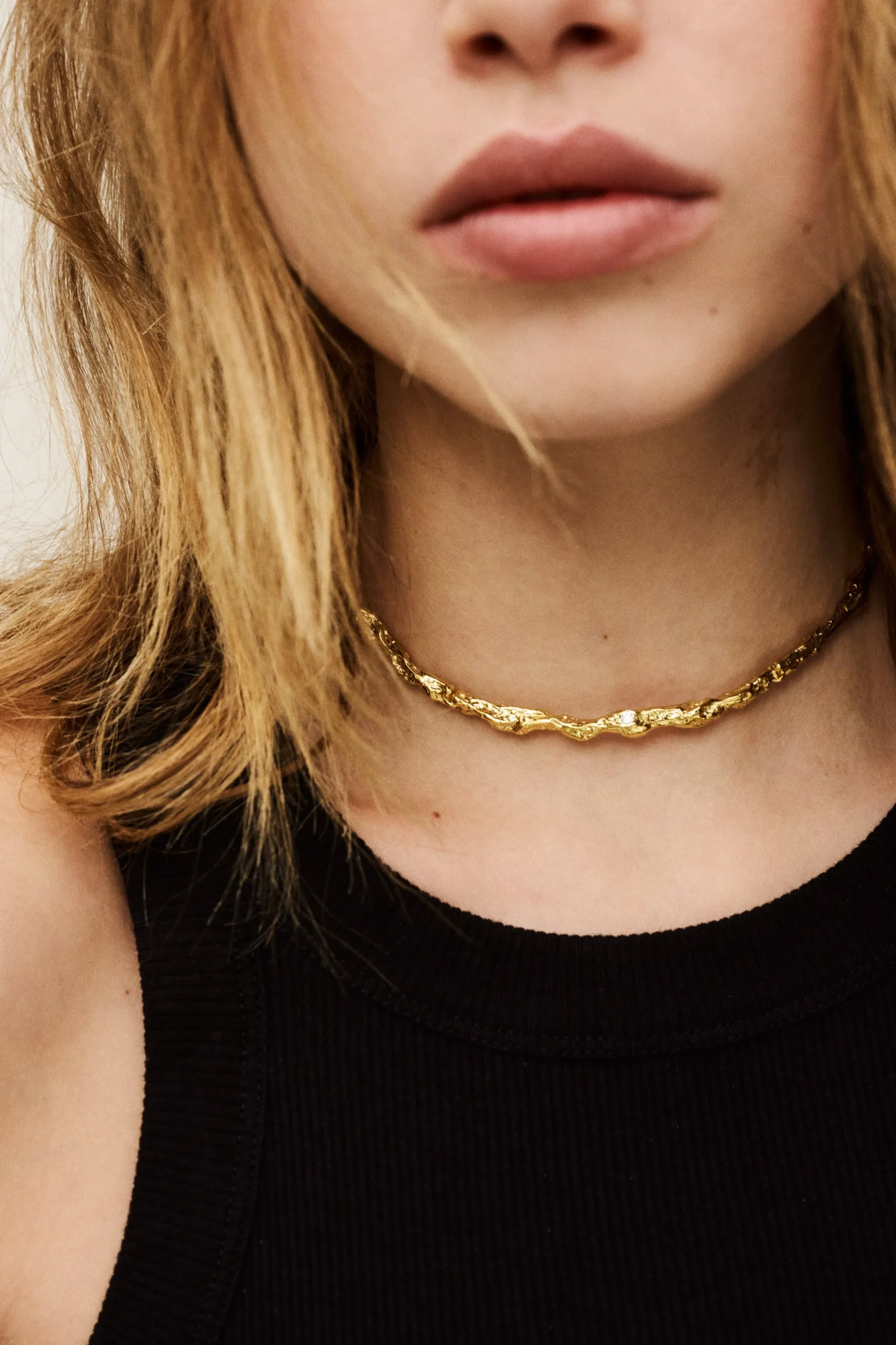 WENDY zircon chain necklace