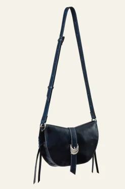 YOUYOU leather saddle bag