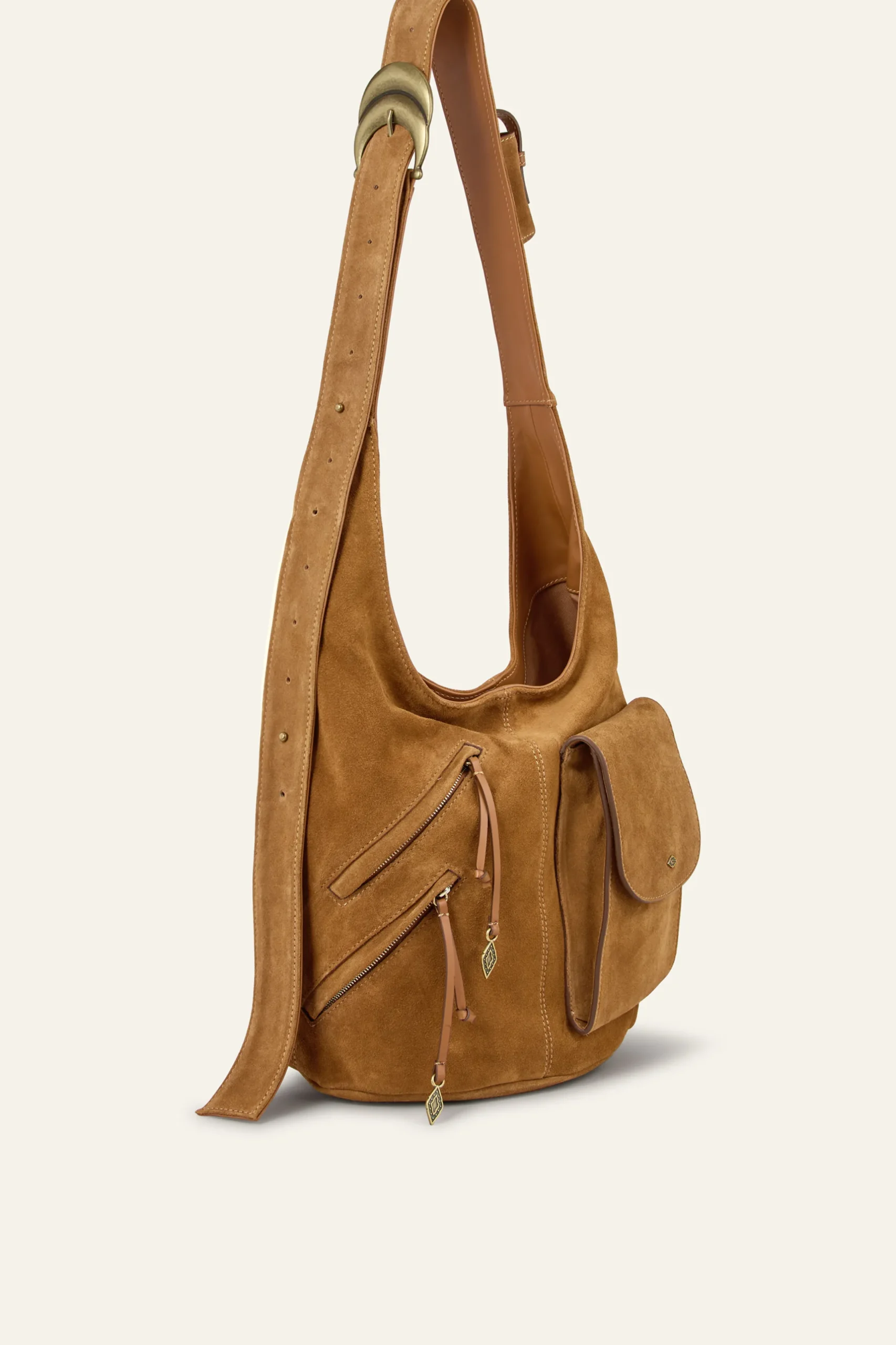 YOUYOU multi-pocket bucket bag