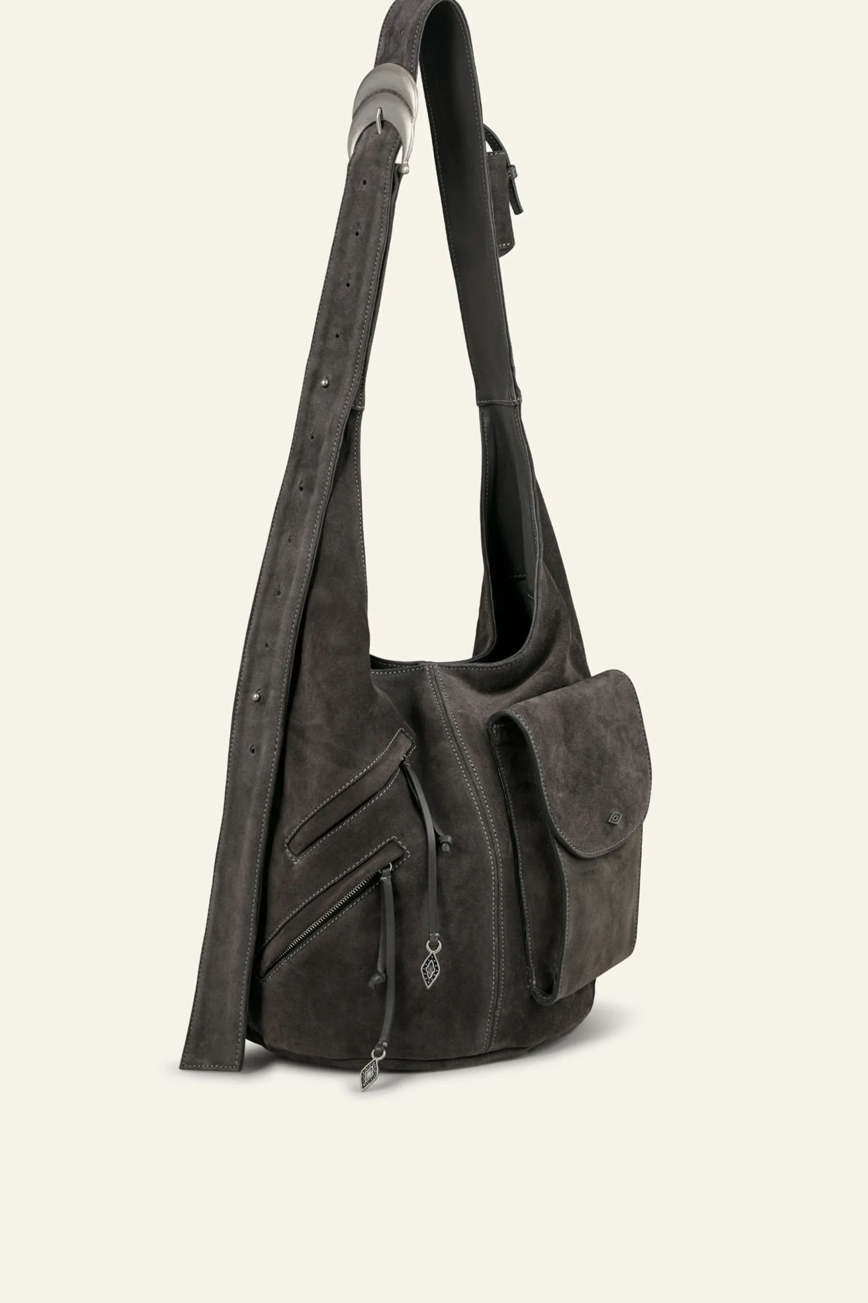 YOUYOU multi-pocket bucket bag