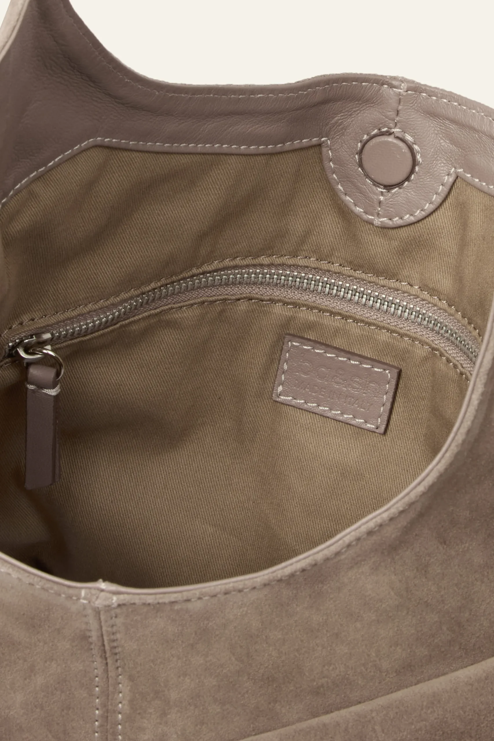 YOUYOU suede bucket bag