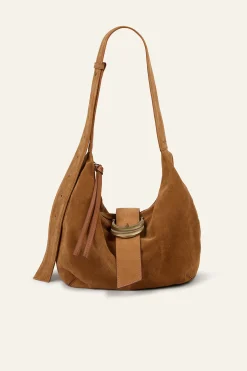 YOUYOU suede hobo bag