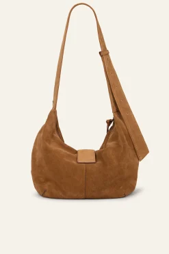 YOUYOU suede hobo bag