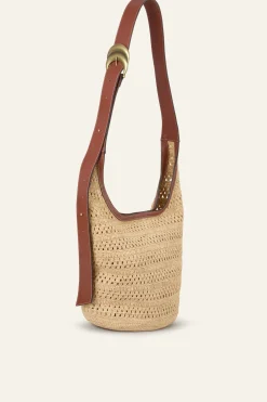 YOUYOU woven bucket bag
