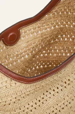 YOUYOU woven bucket bag