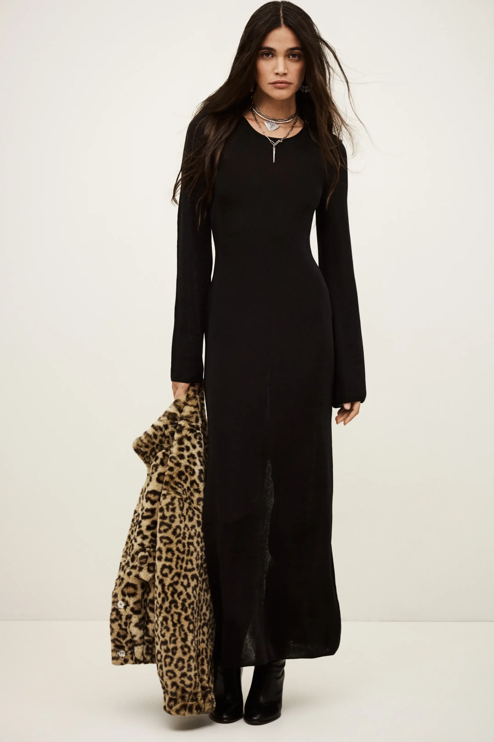 ZIMMIE maxi knit dress